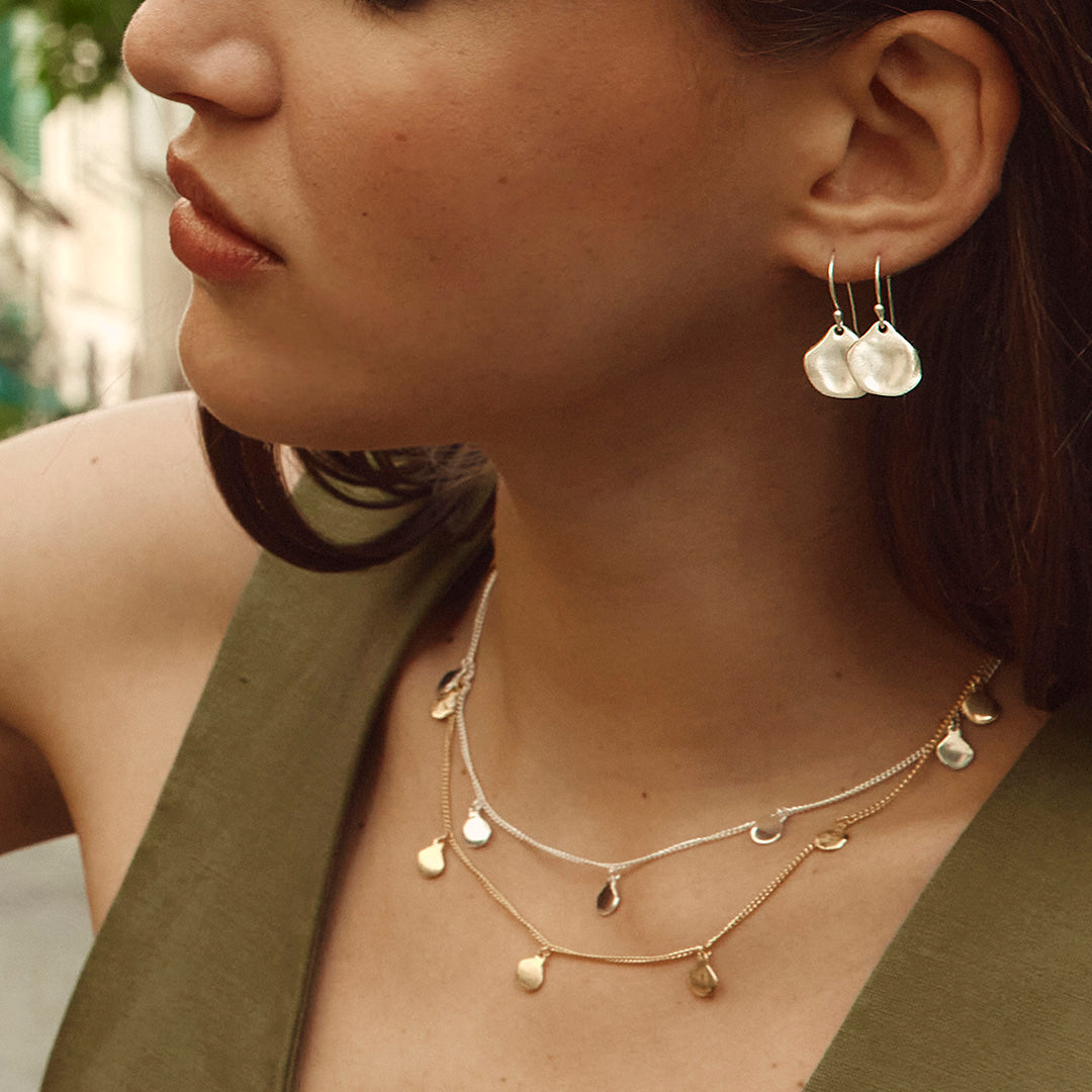 SILVER NOMAD CHARM NECKLACE