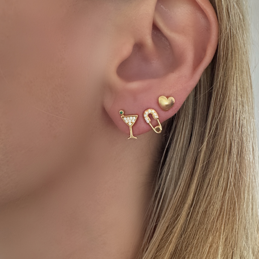 MINI HEART STUDS