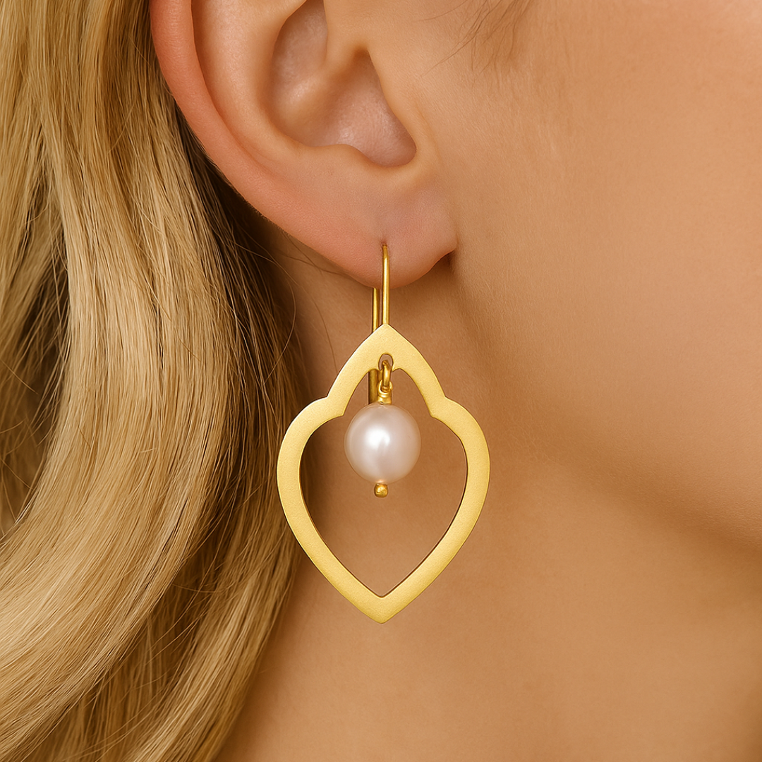 MOROCCAN PEARL DROPS - GOLD