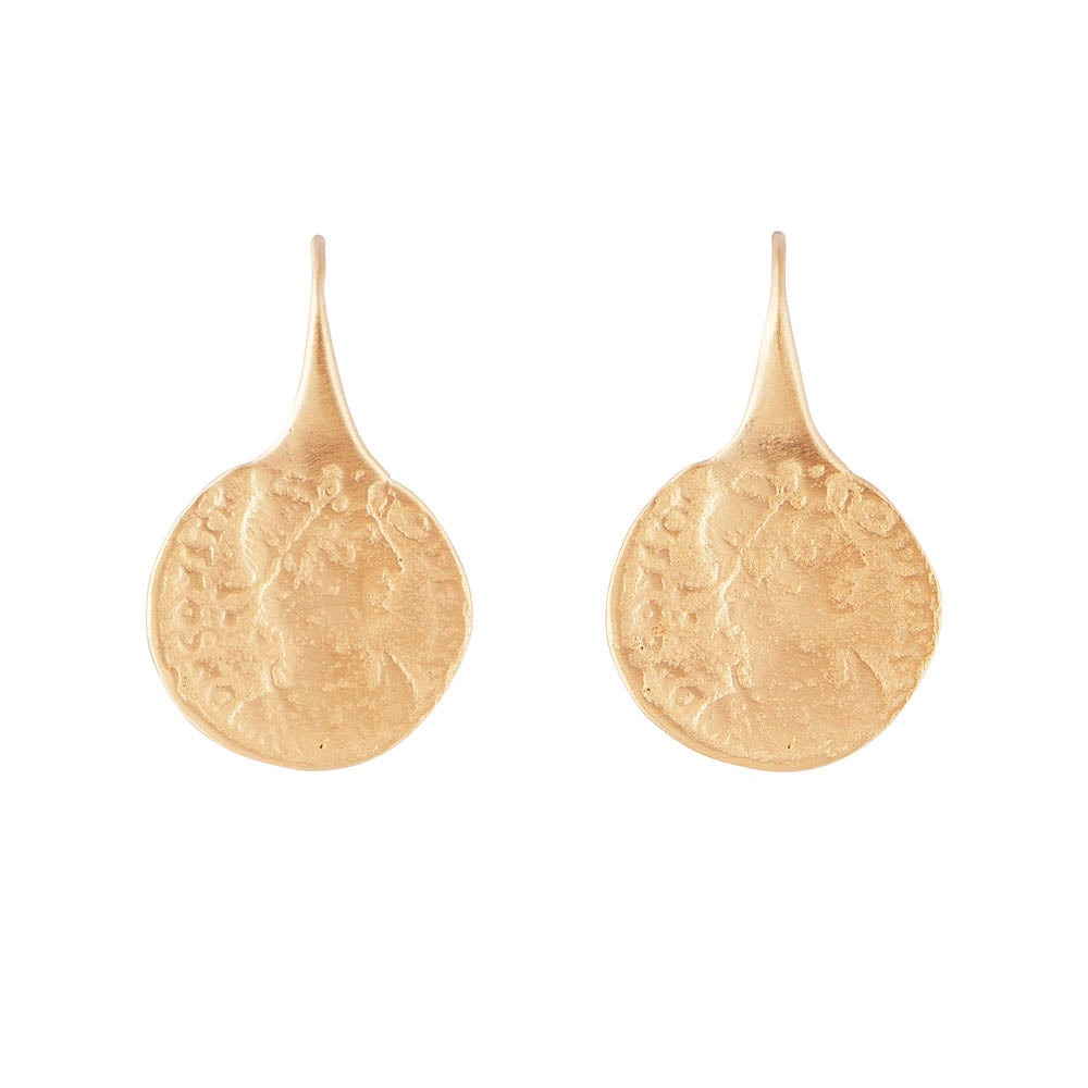 GOLD ANCIENT COIN HOOKS