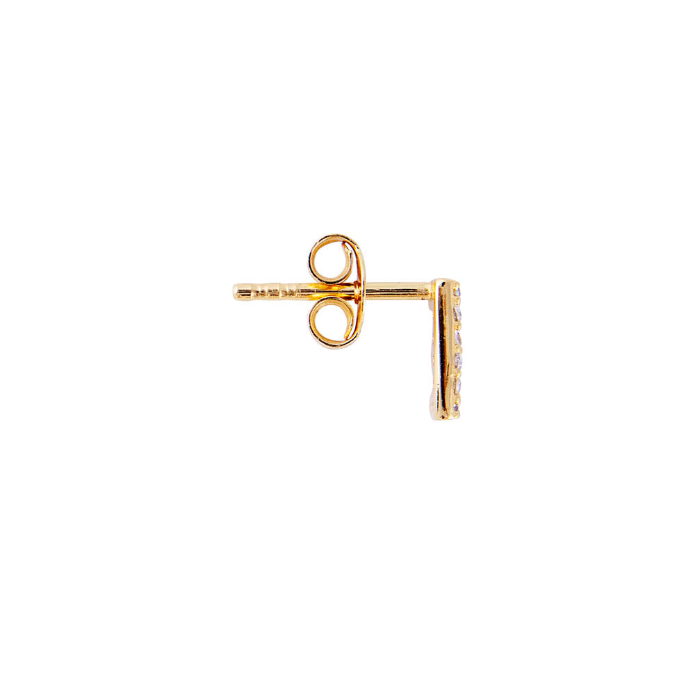 LETTER PAVE STUD - E