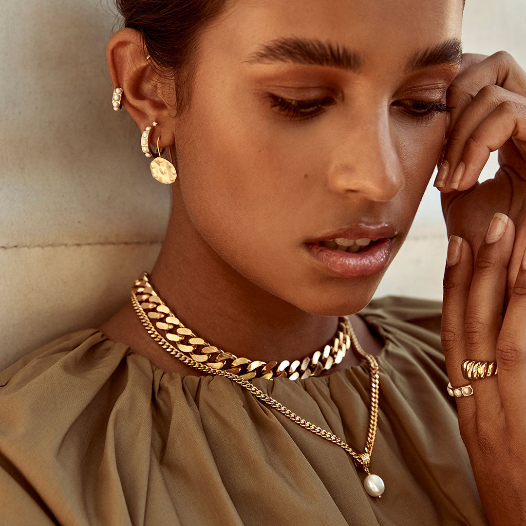 CHUNKY T-BAR CHAIN NECKLACE