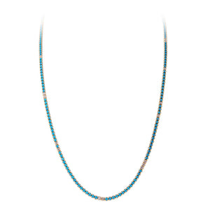 TURQUOISE TENNIS NECKLACE