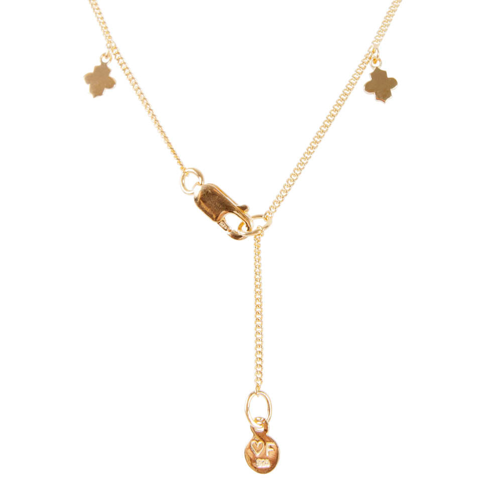 CLOVER CHARM NECKLACE - GOLD