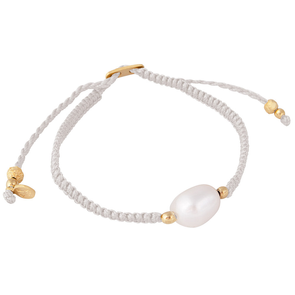 PEARL ROPE BRACELET - OYSTER