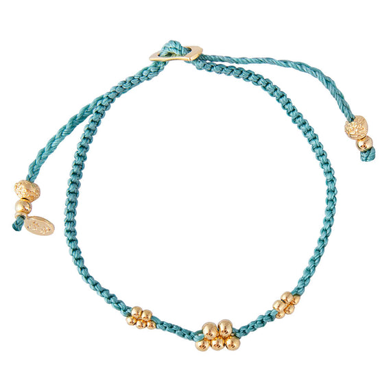 BLOSSOM ROPE BRACELET - SAGE GREEN – FAIRLEY