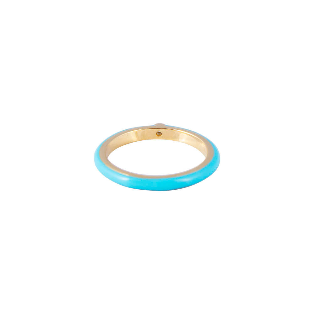 CARIBBEAN ENAMEL STACKER RING
