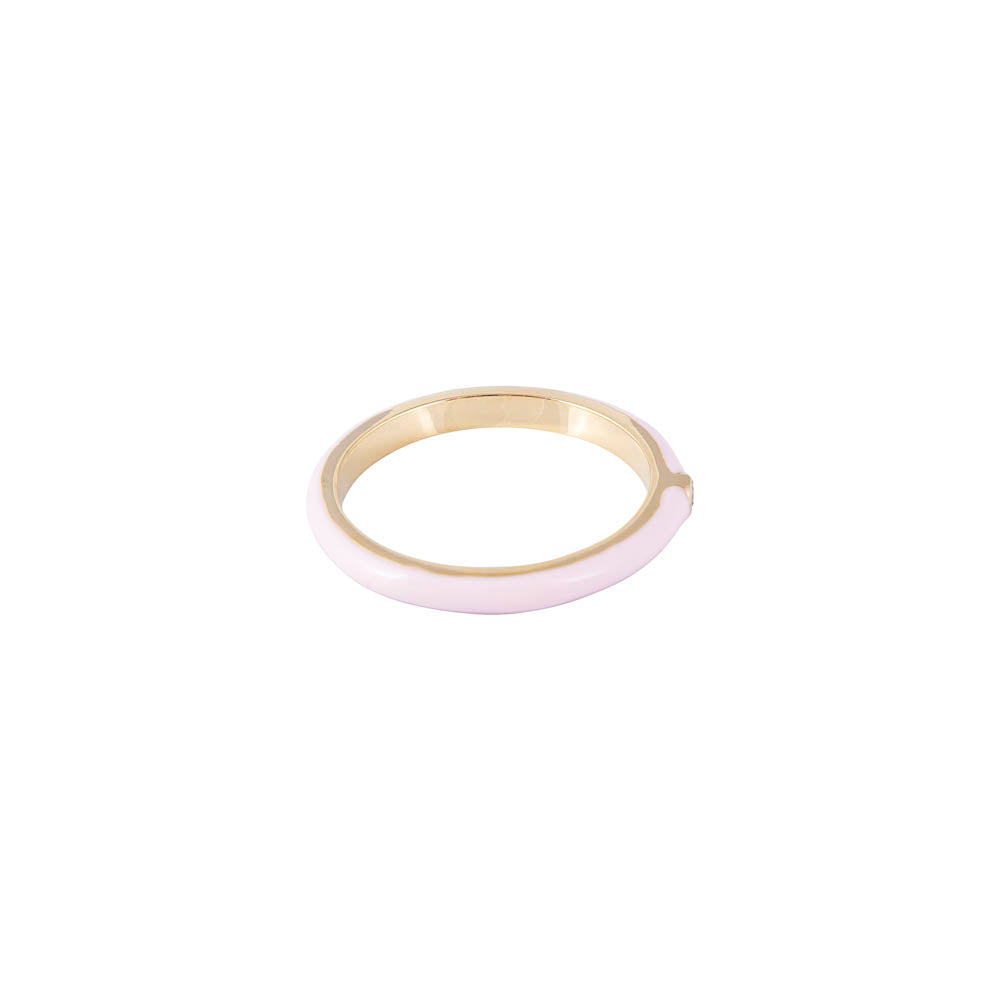 PINK FLAMINGO ENAMEL STACKER RING