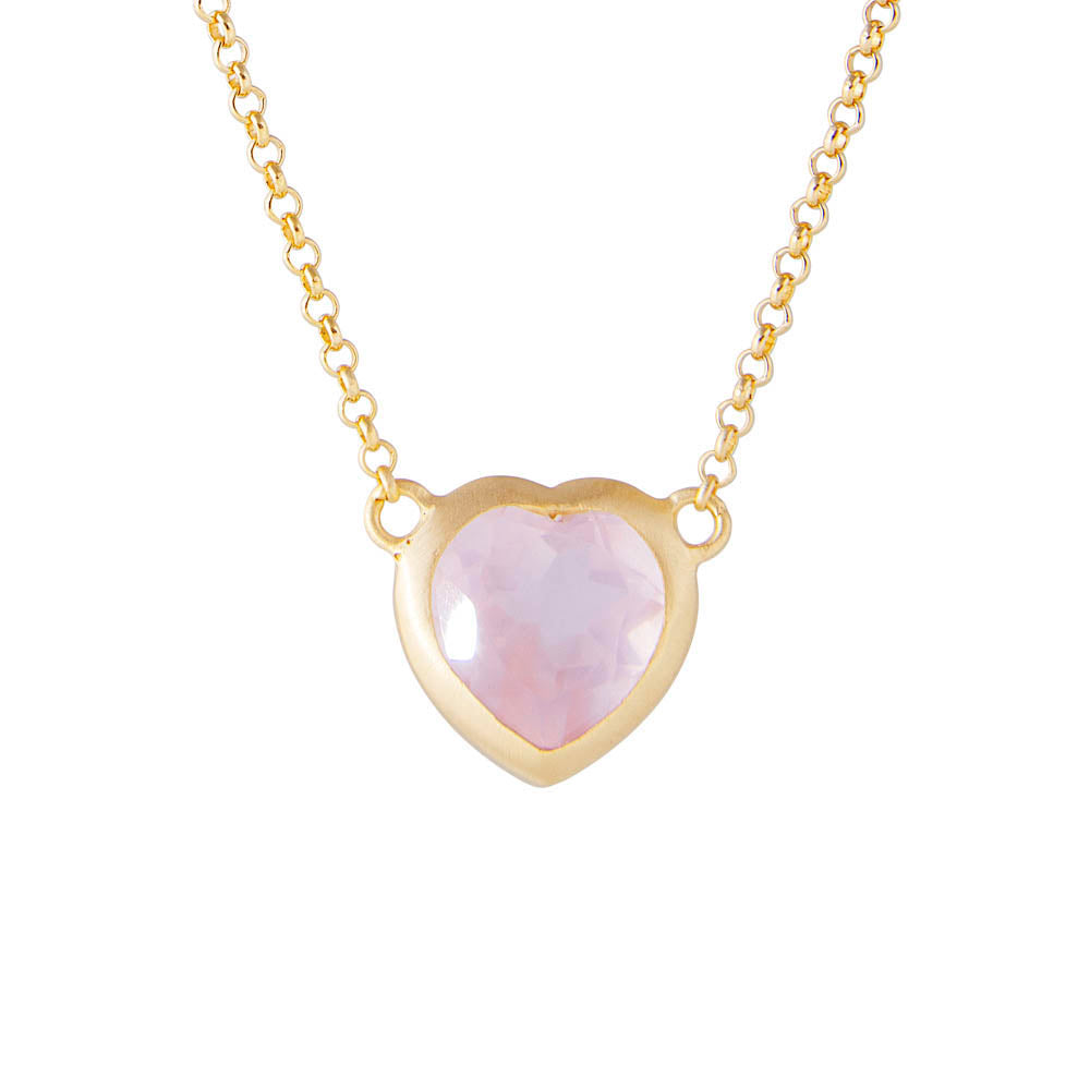 ROSE QUARTZ LOVE NECKLACE