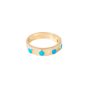 TURQUOISE CRYSTAL RING