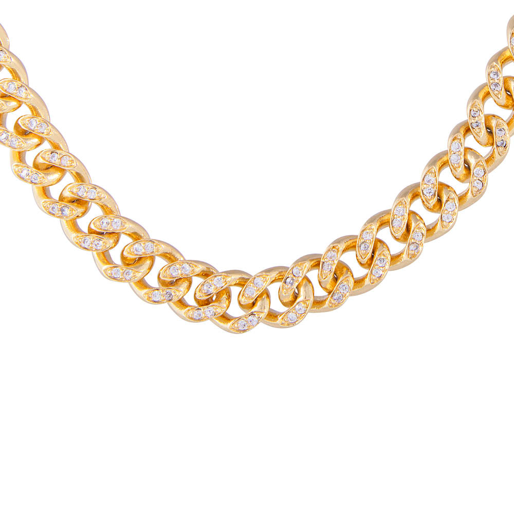 CRYSTAL CHAIN NECKLACE