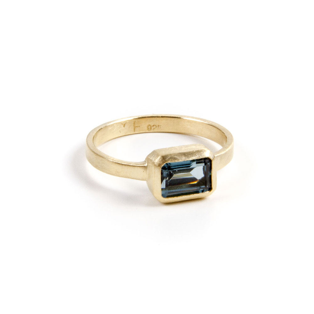 LONDON BLUE TOPAZ DECO RING